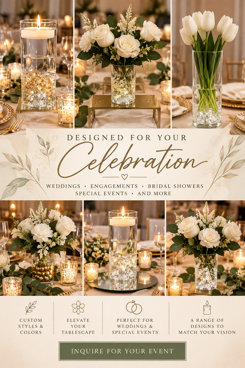 Custom Wedding & Event Centerpieces | Soulstice Ceremonies