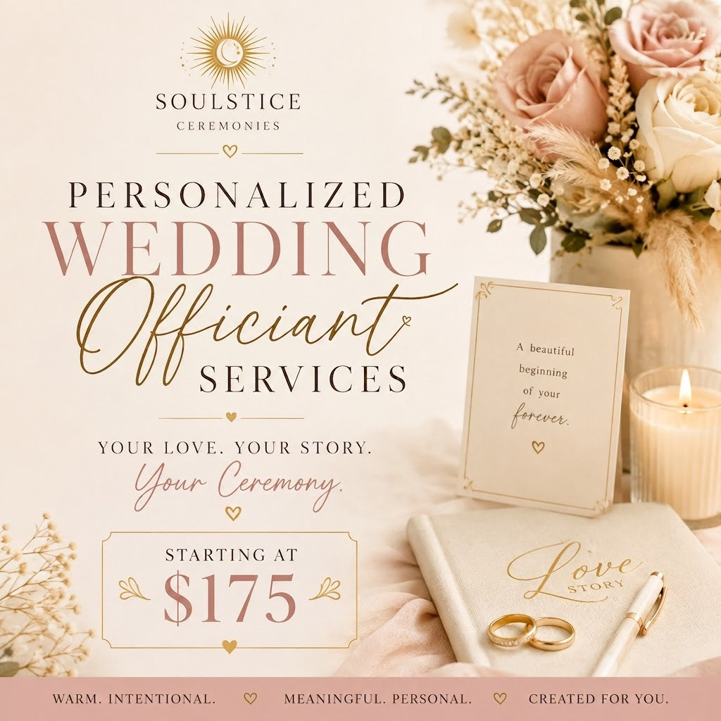Personalized Wedding Officiant Services | Soulstice Celebrations
