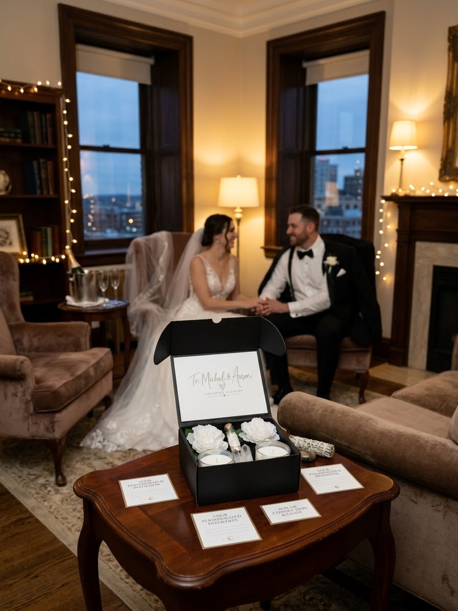 Wedding Intention Gift Box | Personalized Couple's Ritual & Keepsake Set